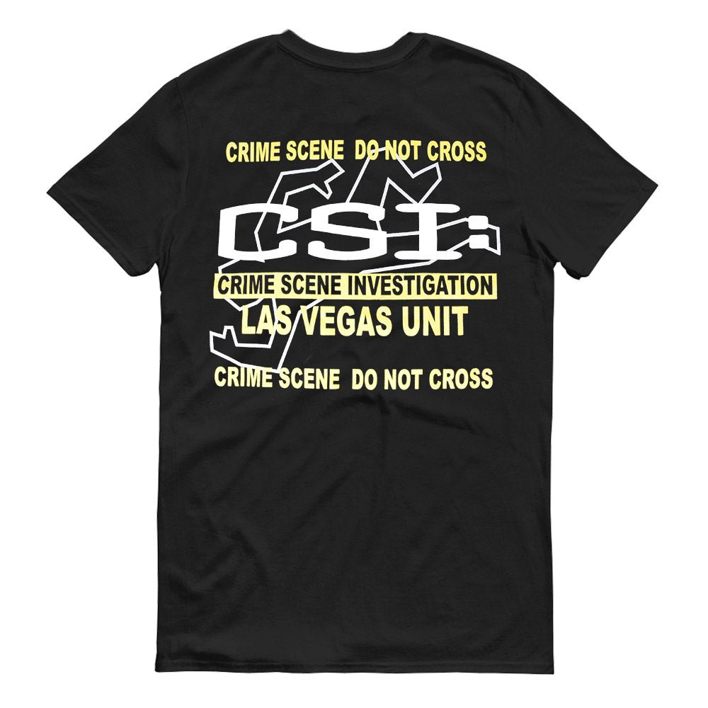 CSI: Crime Scene Investigation Body Outline Adult Short Sleeve T - Shirt - Paramount Shop