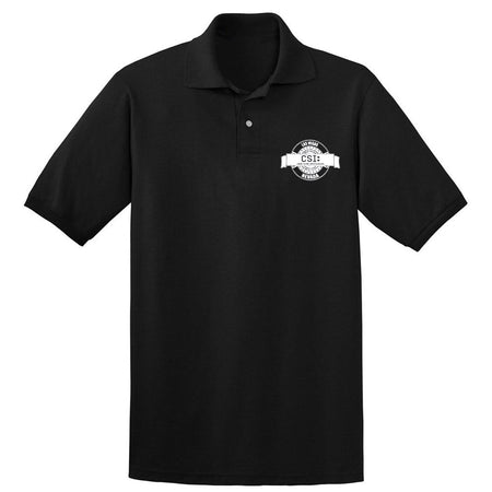 CSI: Crime Scene Investigation Logo Badge Adult Short Sleeve Polo - Paramount Shop