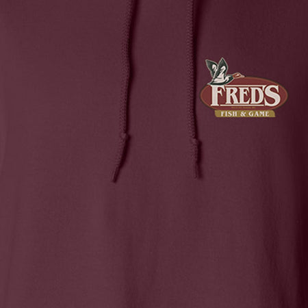 Dexter: New Blood Fred's Fish & Game Fleece Hooded Sweatshirt - Paramount Shop