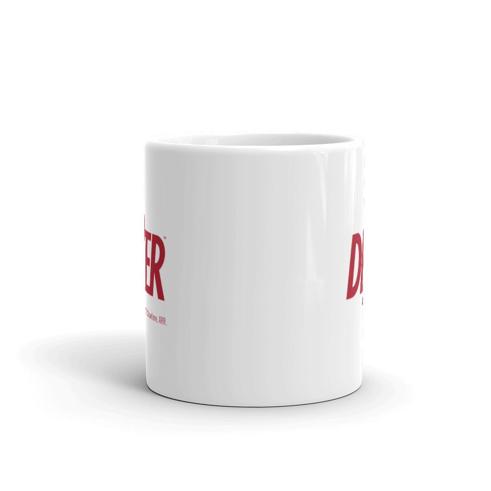 Dexter Splatter Logo White Mug - Paramount Shop