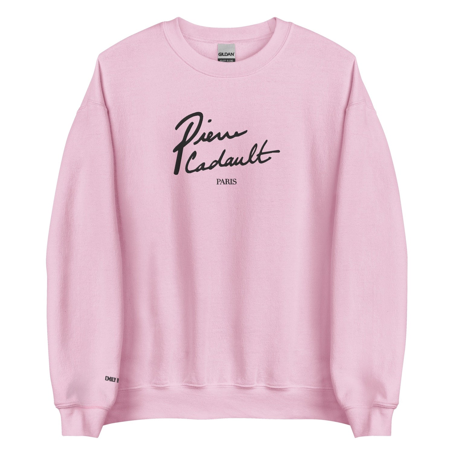 Emily in Paris Pierre Cadualt Embroidered Crewneck - Paramount Shop