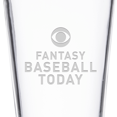 Fantasy Baseball Today Podcast Drinking Glass Laser Engraved Pint Glass - Paramount Shop