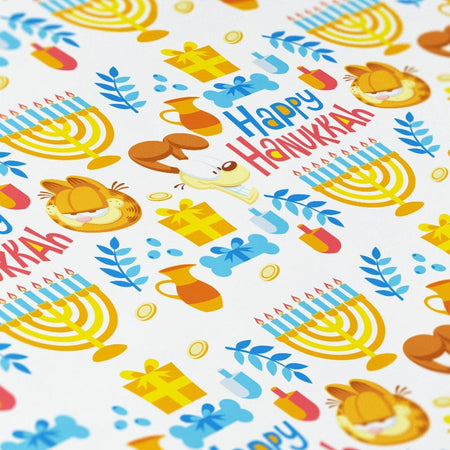 Garfield Hanukkah Wrapping Paper - Paramount Shop