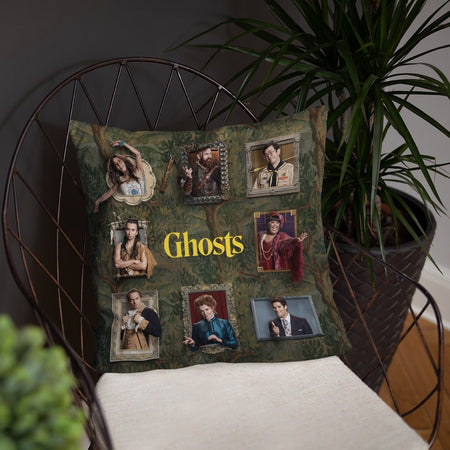 Ghosts Frames Throw Pillow - Paramount Shop