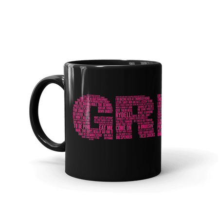 Grease Is The Word Black Mug - Paramount Shop