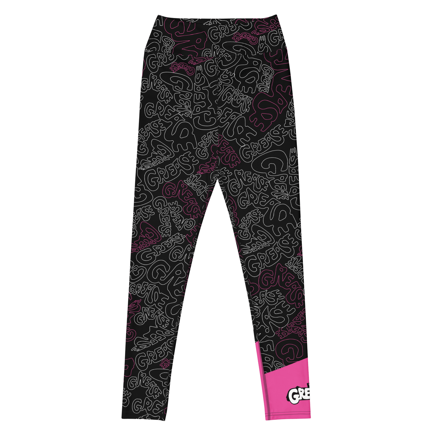 Grease Pattern High - Waisted Leggings - Paramount Shop