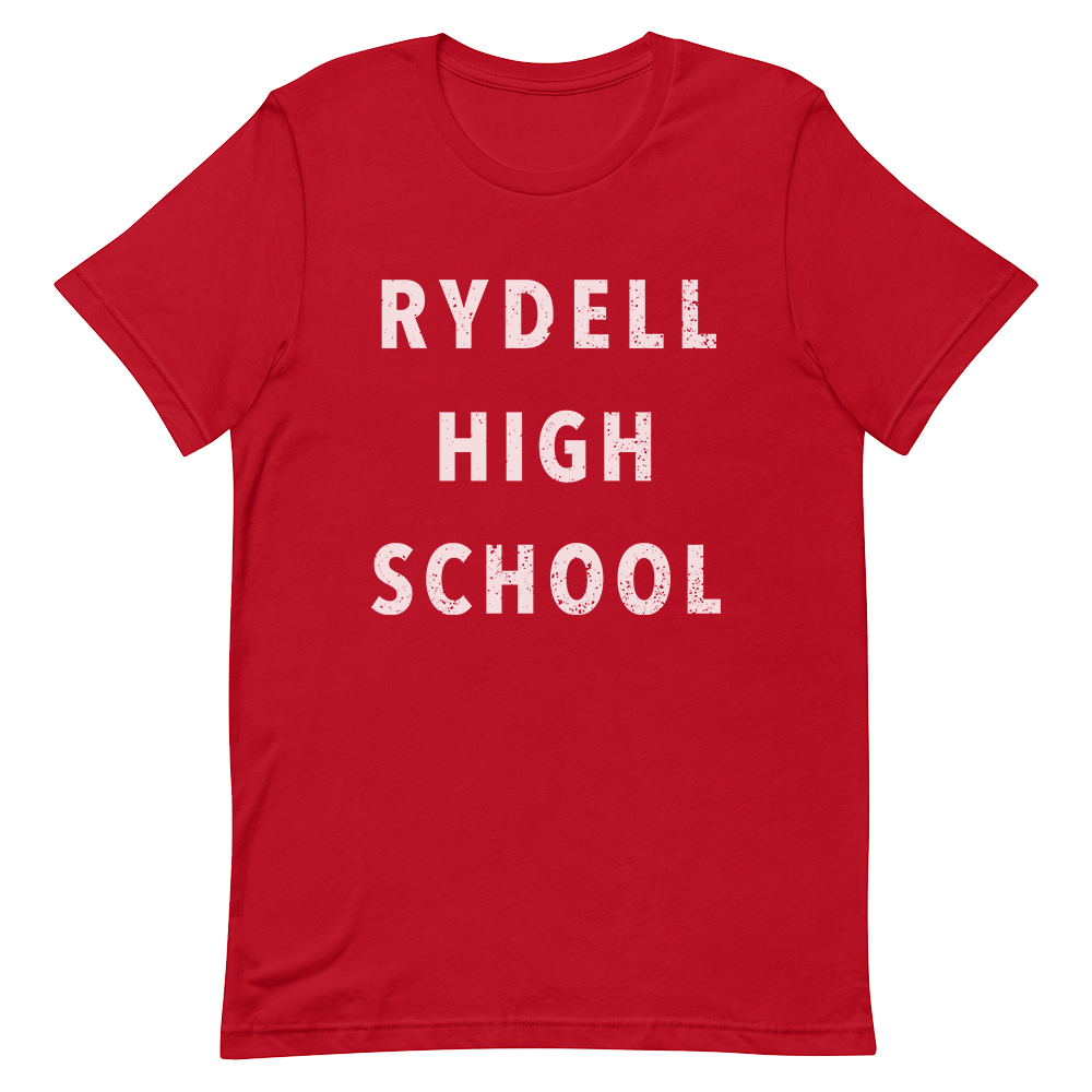 Grease Rydell High School Adult Short Sleeve T - Shirt - Paramount Shop