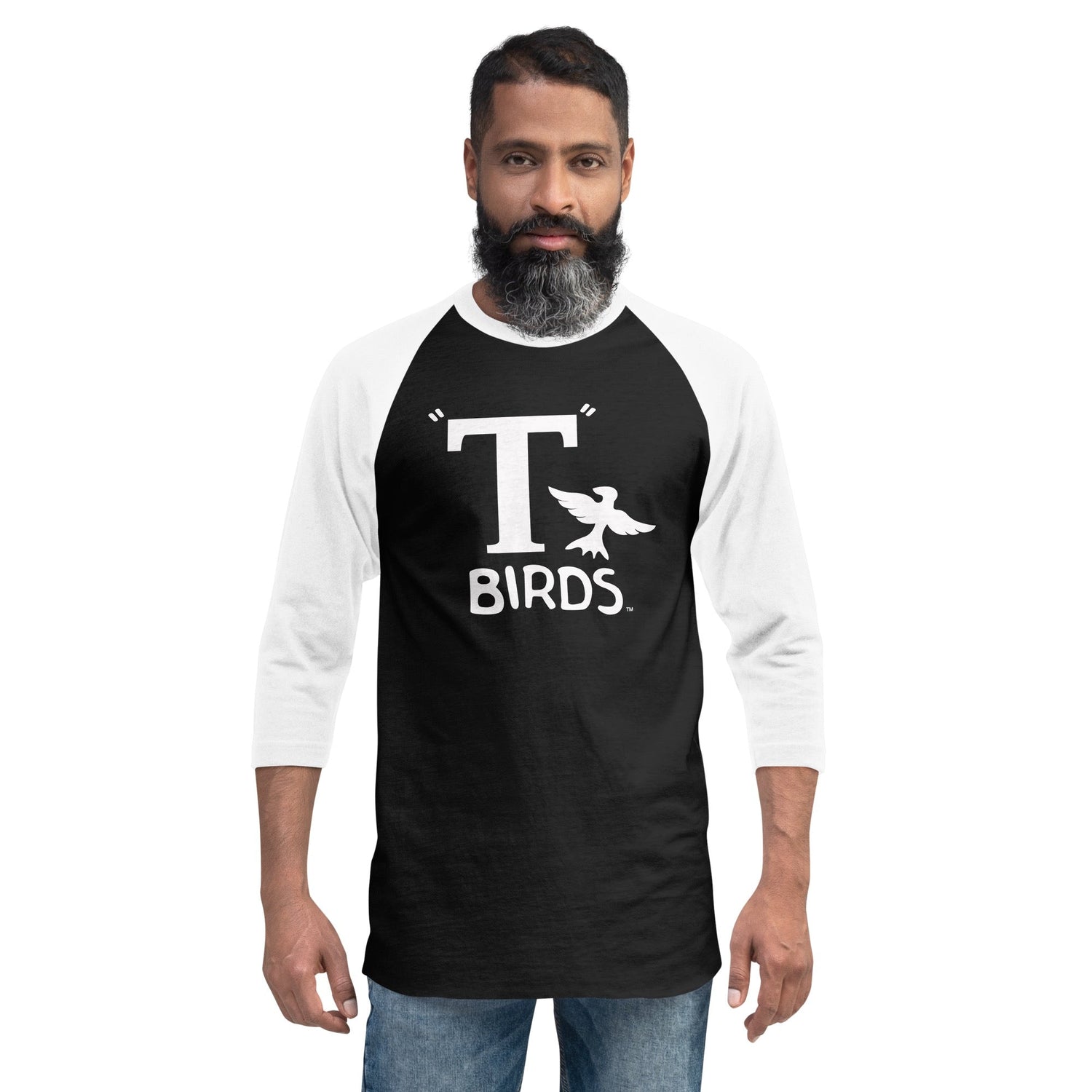 Grease T - Birds Unisex 3/4 Sleeve Raglan Shirt - Paramount Shop