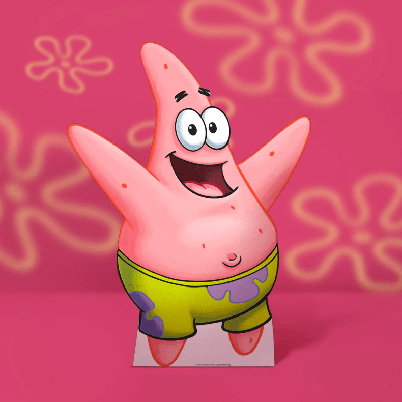 SpongeBob Schwammkopf Patrick Karton Ausschnitt Ständer