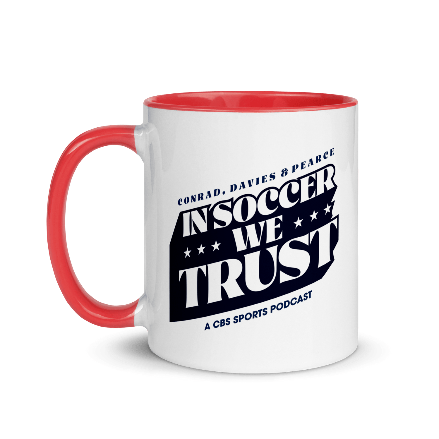 In Soccer We Trust Podcast Logo Two - Toned Mug - Paramount Shop