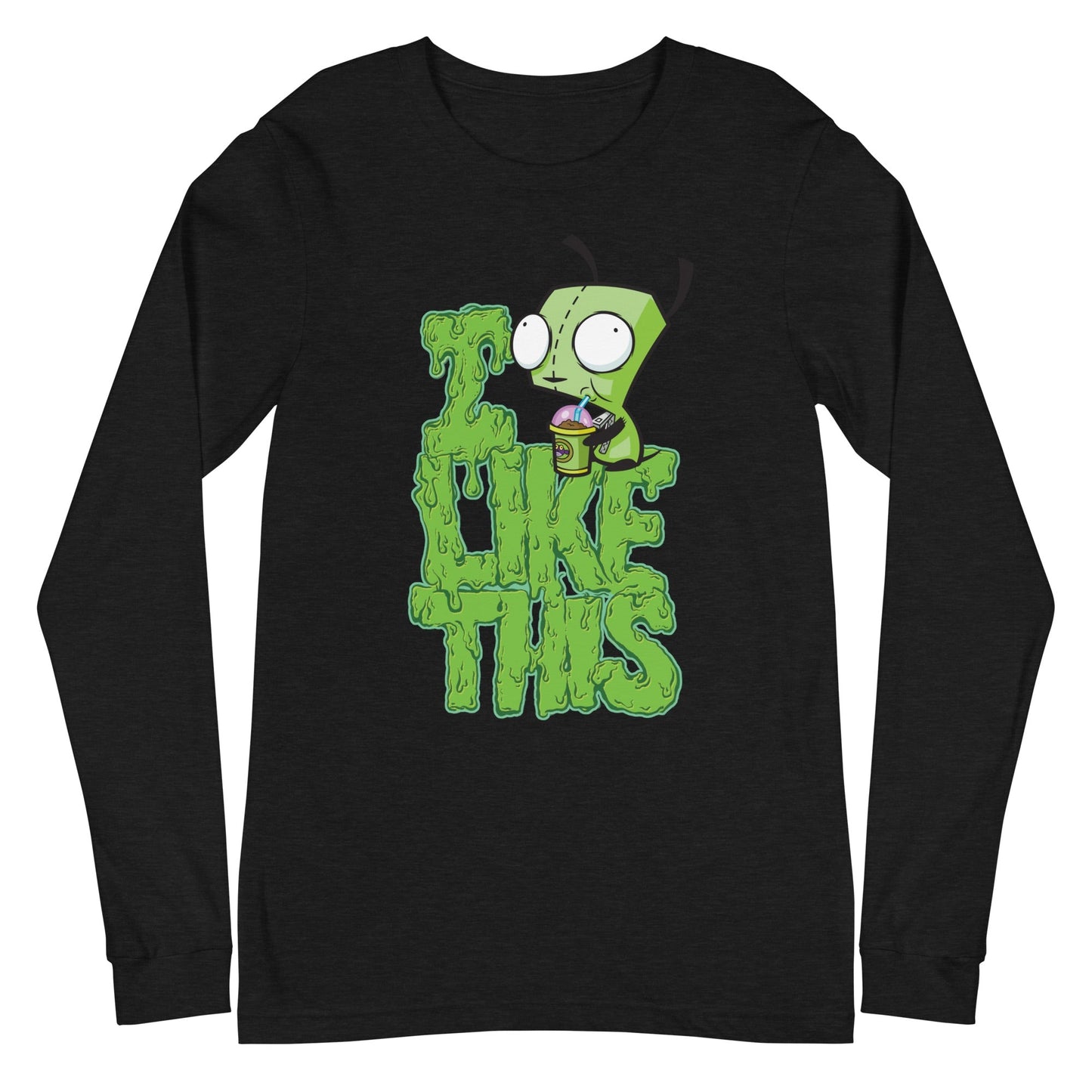 Invader Zim I Like This Adult Long Sleeve Shirt - Paramount Shop