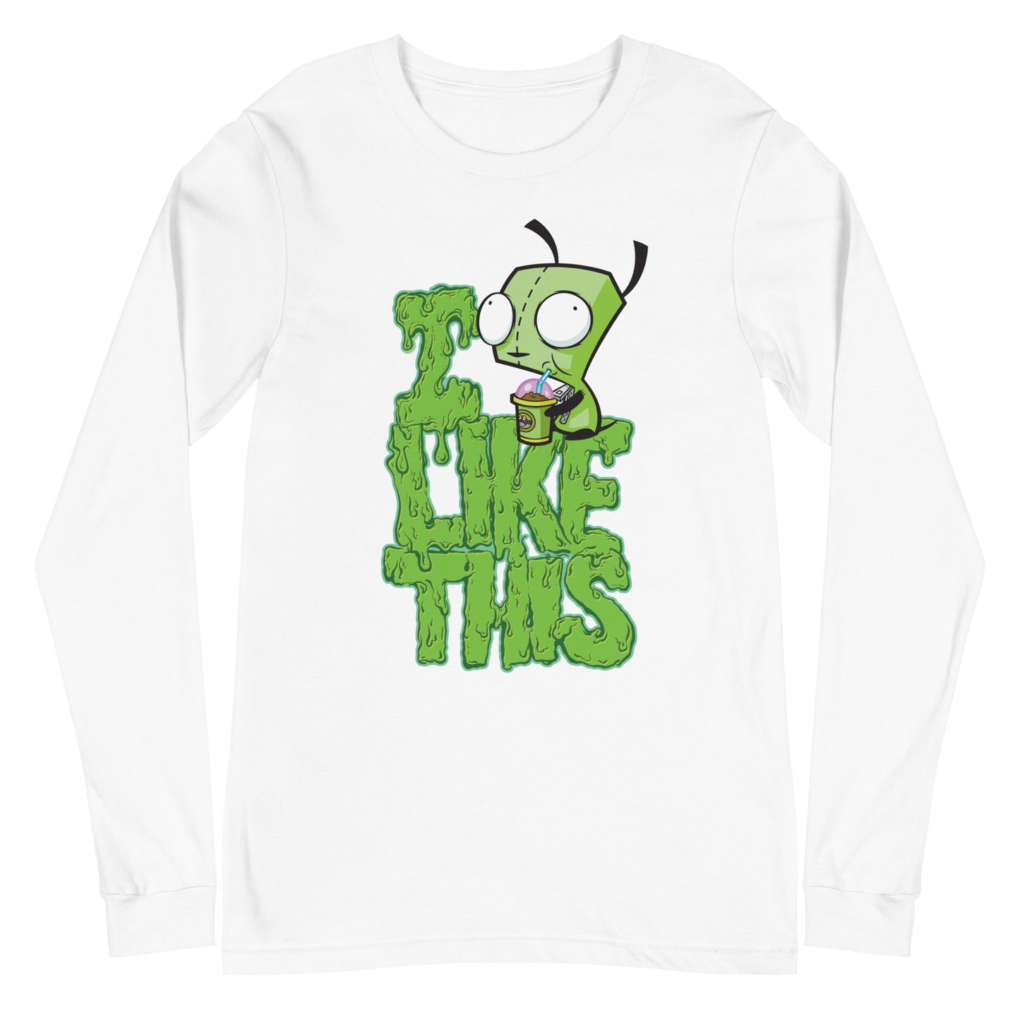 Invader Zim I Like This Adult Long Sleeve Shirt - Paramount Shop