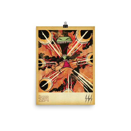 Invader Zim Invasion Matte Paper Poster - Paramount Shop