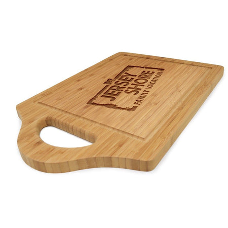 Jersey Shore Logo Laser Engraved Cutting Board - Paramount Shop