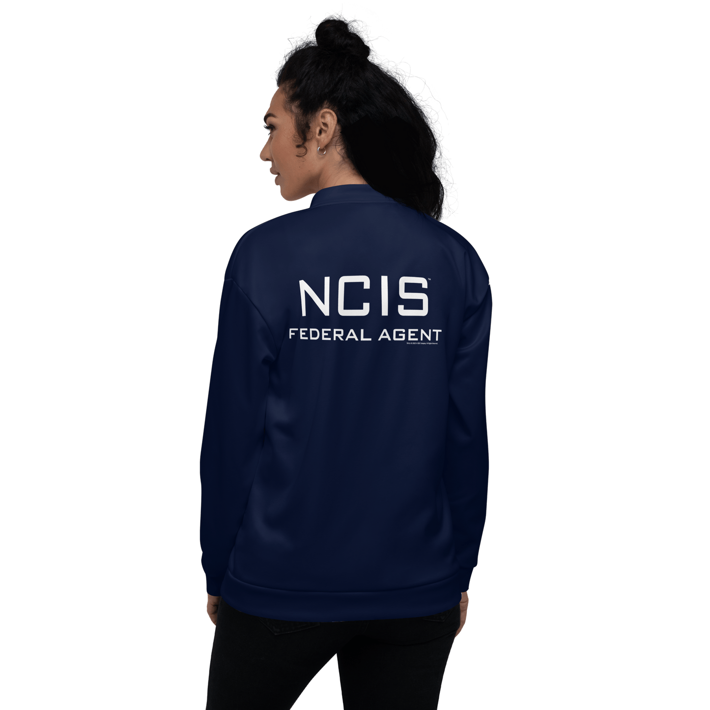 NCIS Federal Agent Navy Unisex Bomber Jacket - Paramount Shop