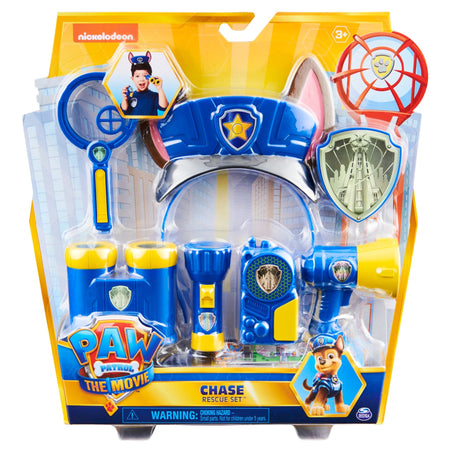 PAW Patrol, Chase Movie Rescue 8 - Piece Role Play Set for Pretend Play, Kids Toys for Ages 3 and up - Paramount Shop