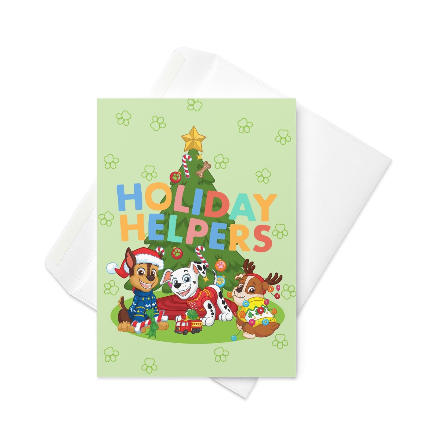 Paw Patrol Christmas Greeting Card - Paramount Shop