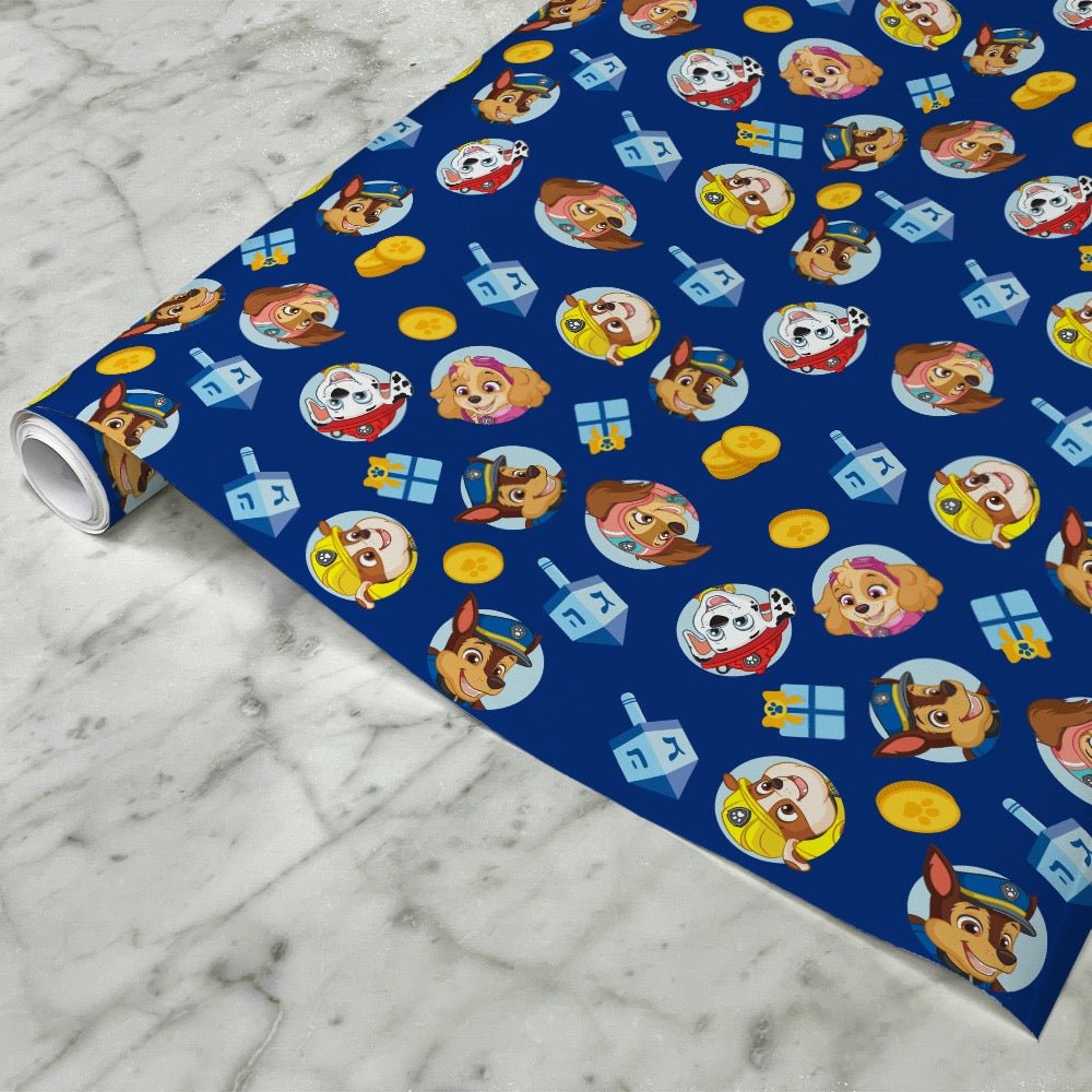 Paw Patrol Hanukkah Wrapping Paper - Paramount Shop