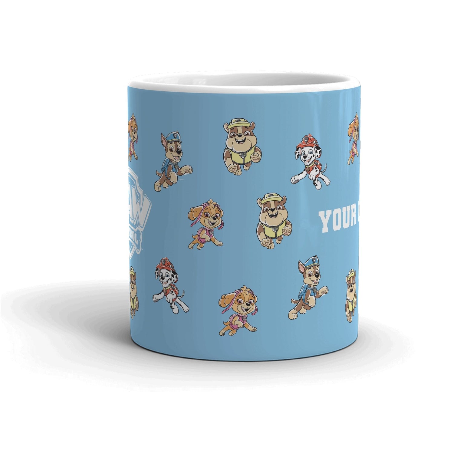 PAW Patrol Heroes Unleashed Personalized White Mug - Paramount Shop