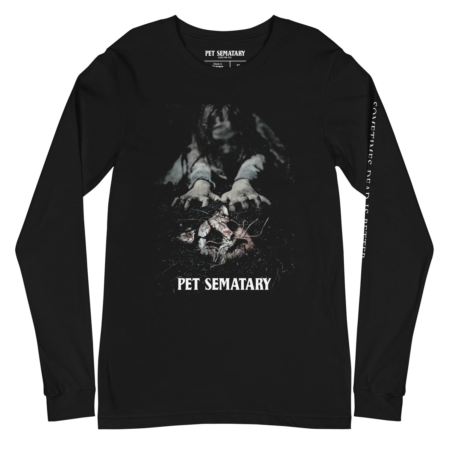 Pet Sematary (2019) Sometimes Dead Is Better Adult Long Sleeve T - Shirt - Paramount Shop