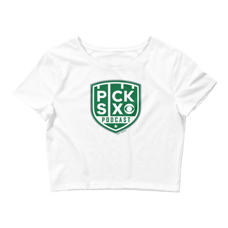 Pick Six Podcast Logo Women's Crop Top - Paramount Shop