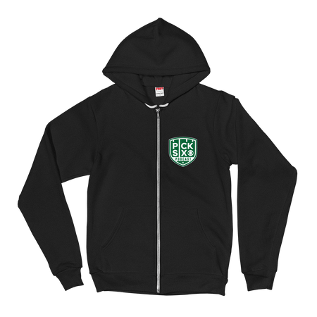 Pick Six Podcast Logo Zip Up Hooded Sweeatshirt - Paramount Shop