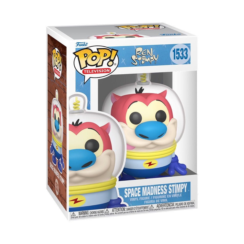 Ren & Stimpy Show Stimpy in Space Suit Funko POP! Figure - Paramount Shop