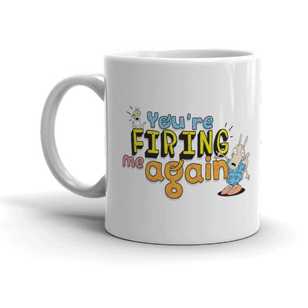 Rocko's Modern Life You're Firing Me Again White Mug - Paramount Shop