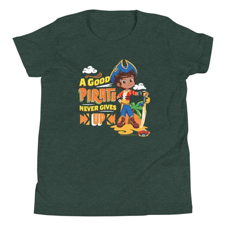 Santiago of the Seas A Good Pirate Never Gives Up Kids Premium T - Shirt - Paramount Shop