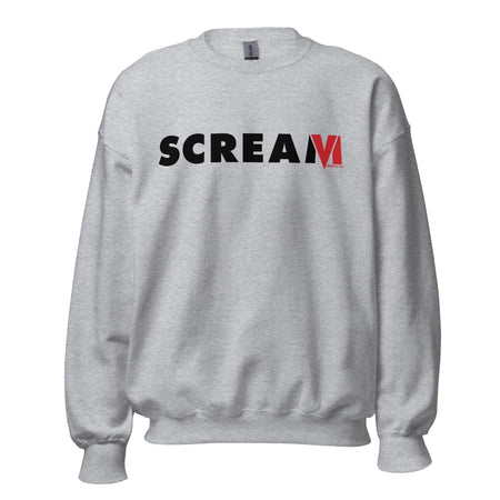 Scream VI Logo Adult Crewneck Sweatshirt - Paramount Shop