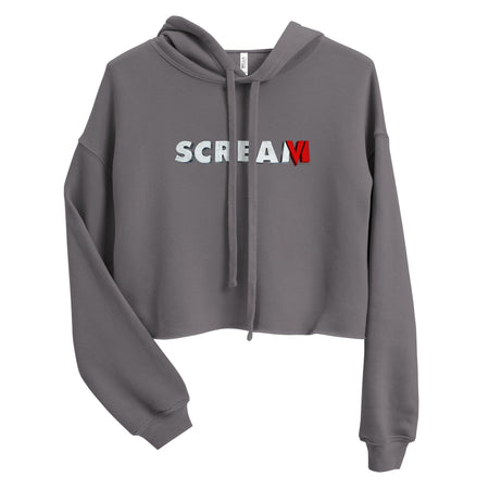 Scream VI Logo Women's Cropped Hooded Sweatshirt - Paramount Shop