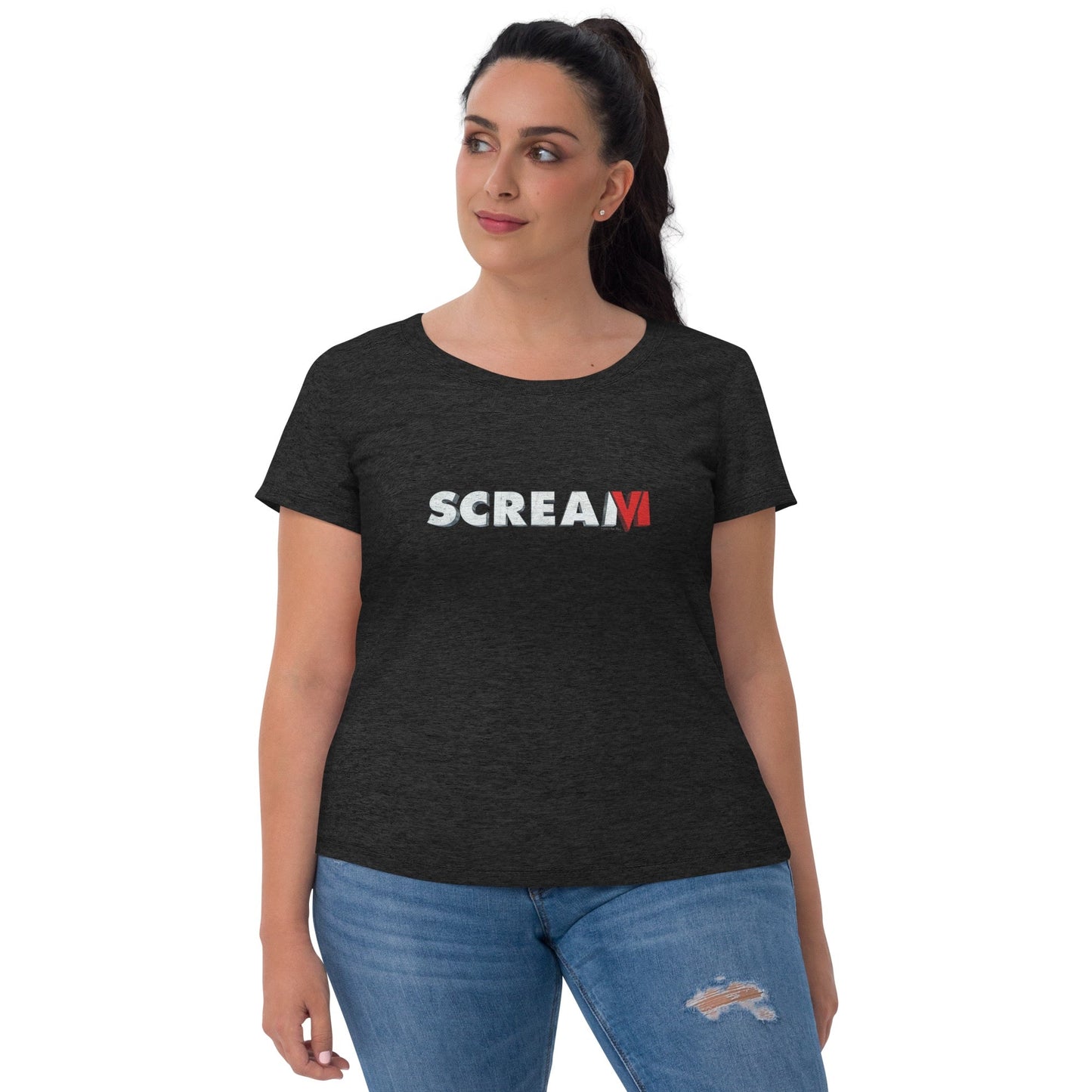 Scream VI Logo Women's Tri - Blend Short Sleeve T - Shirt - Paramount Shop