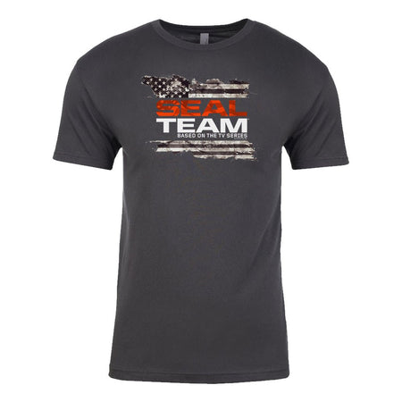 SEAL Team Logo Flag Men's Classic Short Sleeve T - Shirt - Paramount Shop