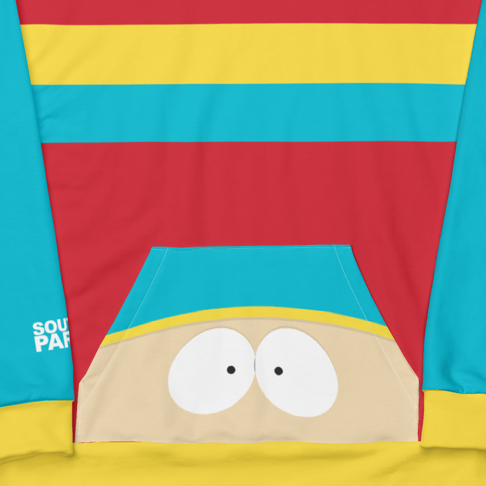 South Park Cartman Color Block Unisex Hooded Sweatshirt - Paramount Shop