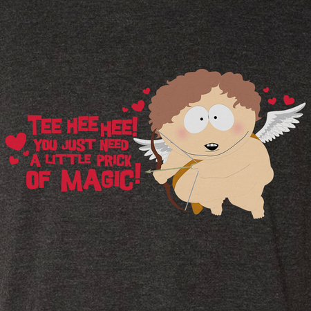 South Park Cartman Cupid Men's Tri - Blend T - Shirt - Paramount Shop