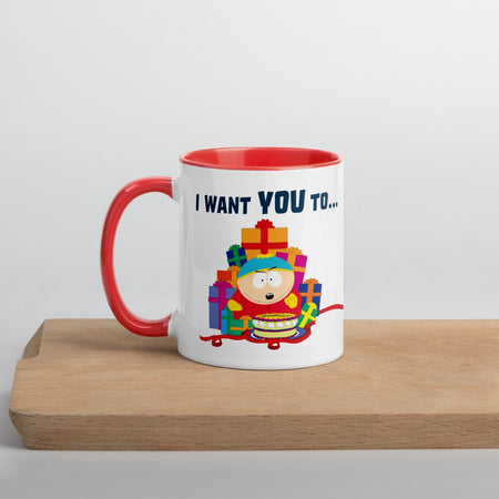 South Park Cartman Give Me Presents Mug - Paramount Shop