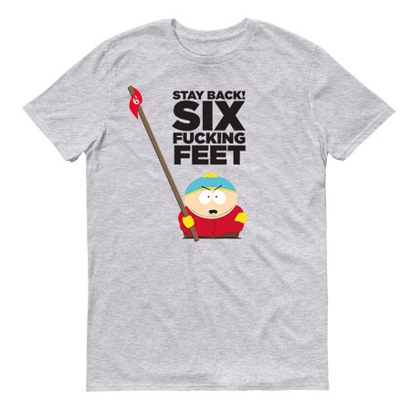 South Park Cartman Six Feet Back Adult Short Sleeve T - Shirt - Paramount Shop