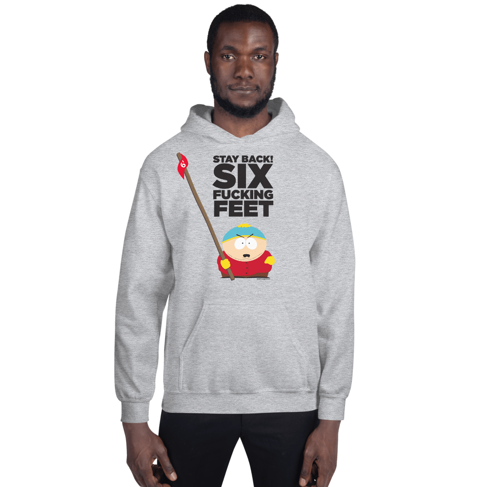 South Park Cartman Six Feet Back Fleece Hooded Sweatshirt - Paramount Shop