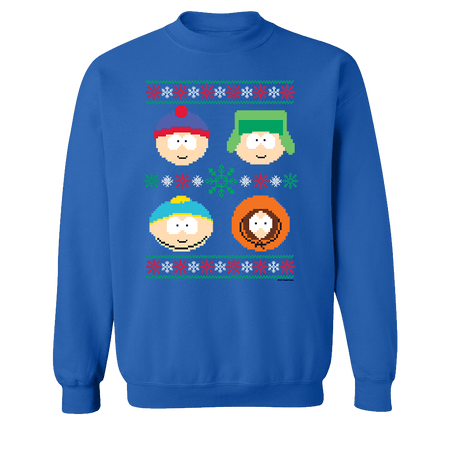 South Park Character Holiday Fleece Crewneck Sweatshirt - Paramount Shop