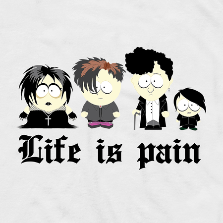 South Park Goth Kids Adult Short Sleeve T - Shirt - Paramount Shop