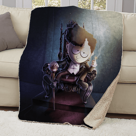 South Park Goth Michael Sherpa Blanket - Paramount Shop