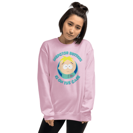 South Park Inspector Butters Is On The Case Fleece Crewneck Sweatshirt - Paramount Shop