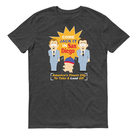 South Park Jack It In San Diego Adult Short Sleeve T - Shirt - Paramount Shop