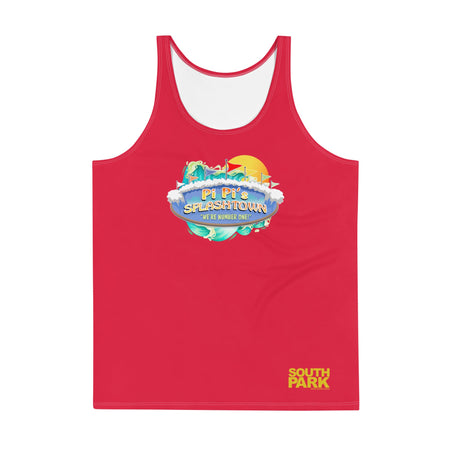 South Park Pi Pi's Splashtown Life Guard All Over Print Tank Top - Paramount Shop