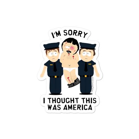 South Park Randy I Thought This Was America Die Cut Sticker - Paramount Shop