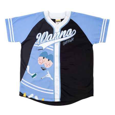 South Park Towelie Wanna Get High? 420 Baseball Jersey - Paramount Shop