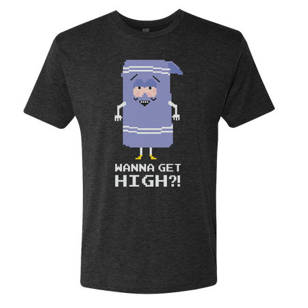 South Park Towelie Wanna Get High Men's Tri - Blend T - Shirt - Paramount Shop