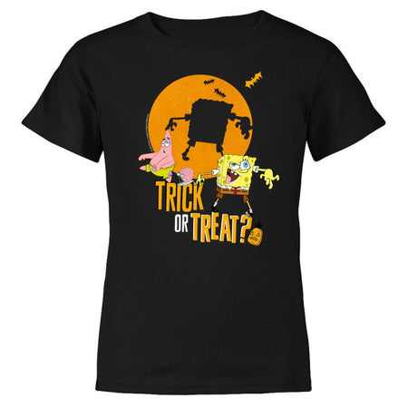 SpongeBob and Patrick Trick - Or - Treat Kids Short Sleeve T - Shirt - Paramount Shop