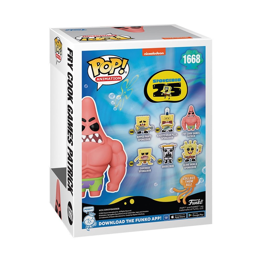 SpongeBob SquarePants 25th Anniversary Patrick with Muscles Funko Pop! Figure - Paramount Shop