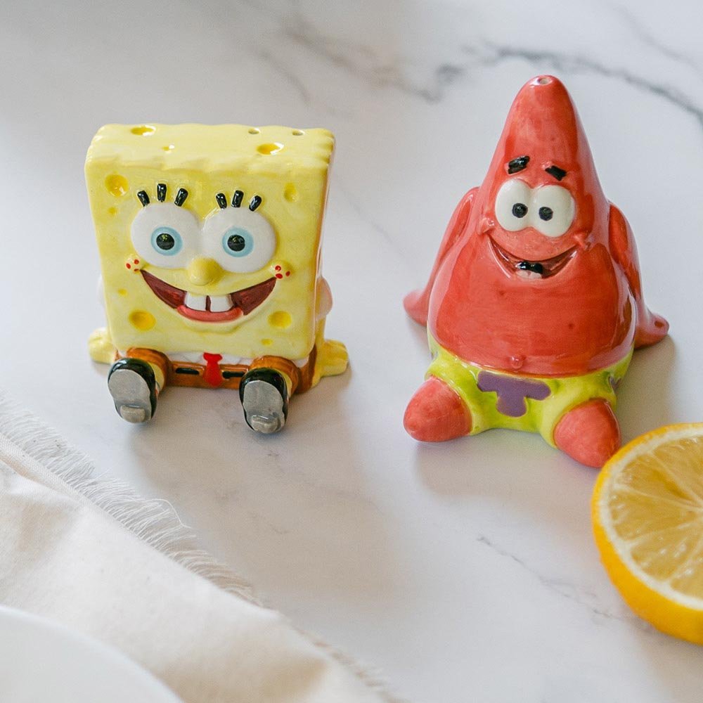 SpongeBob SquarePants and Patrick Salt and Pepper Shaker Set - Paramount Shop